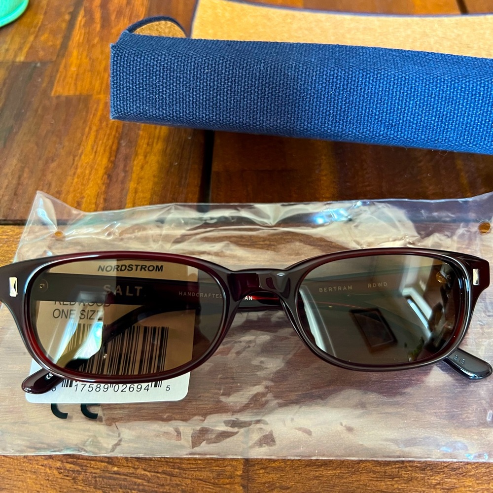 NEW SALT. Bertram Sunglasses in Redwood